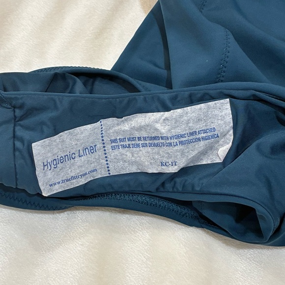 NWT Athleta Sculpted One-Piece Swimsuit Teal Size Small - Picture 8 of 10